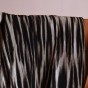 sergé de viscose sépia vert et marron - un chat sur un fil