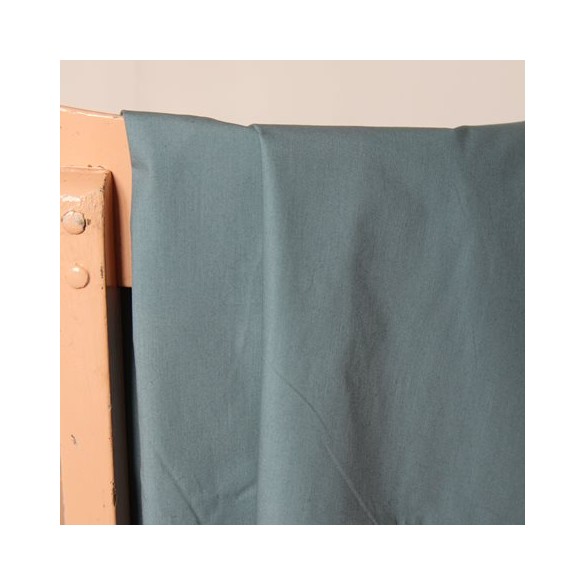 tissu en popeline de coton - bleu céladon
