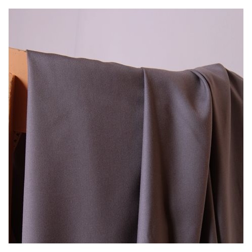 tissu gabardine souple - gris clair