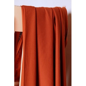 tissu gabardine souple brique