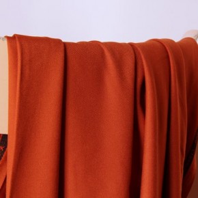 twill de bambou et polyester orange brique