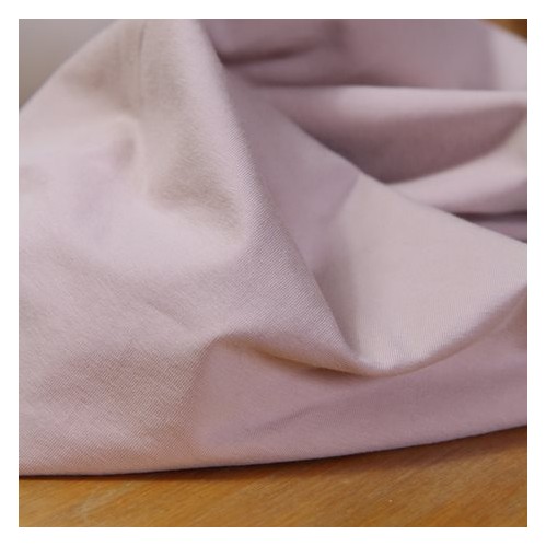 jersey coton rose clair