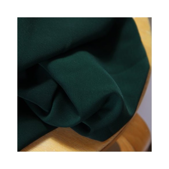 Crêpe luxury vert foncé - polyester