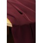 crêpe polyester haute gamme - bordeaux