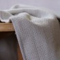 joli tissu beige ficelle - tissu pour veste ou blouson