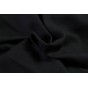 crêpe de viscose noir - tissu upcyclé