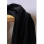 tissu crêpe fin et fluide - noir