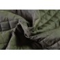 tissu matelassé kaki et noir
