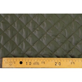 tissu réversible imperméable - kaki et noir