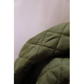 tissu matelassé pour une veste - kaki