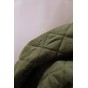 tissu matelassé pour une veste - kaki