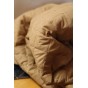 tissu matelassé pour une veste - beige et noir