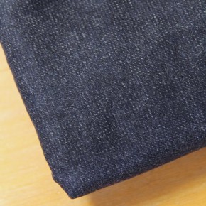 Tissu lainage Chiné Marine et Gris