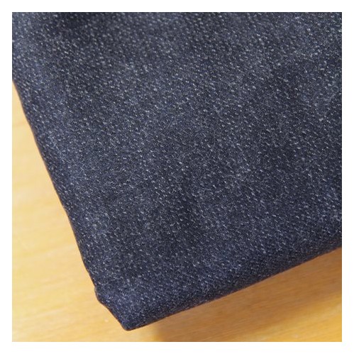 Tissu lainage Chiné Marine et Gris