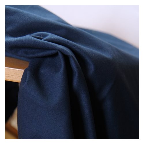 tissu tailleur bleu profond - tissu upcyclé