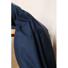 tissu couture bleu profond - tissu upcyclé