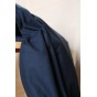 tissu couture bleu profond - tissu upcyclé