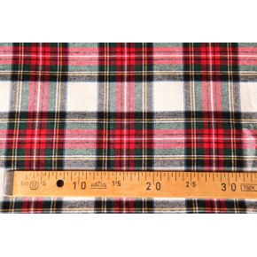 flanelle carreaux rouge vert et blanc