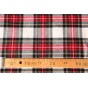 flanelle carreaux rouge vert et blanc
