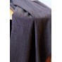 tissu fluide gris foncé à carreaux