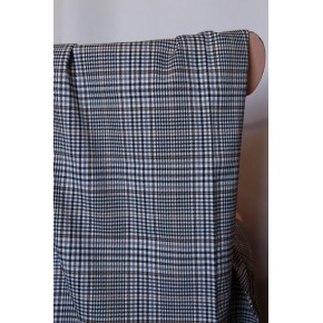 tissu sergé souple à carreaux