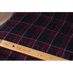 Tissu Viscose & Lurex – Carreaux
