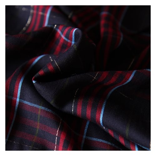 tissu viscose à carreaux chic - blouse fluide