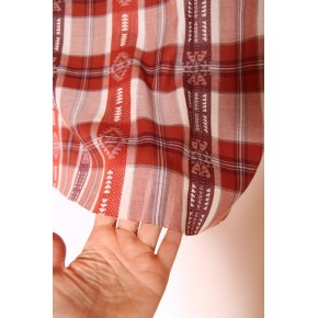 tissu souple à carreaux - fluidité et légèreté