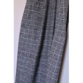 tissu jacquard prince de galles - un chat sur un fil