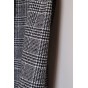tissu pour veste ou manteau - noir et blanc