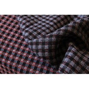 tissu upcyclé - tissu français à carreaux