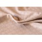 tissu suédine beige motif carré
