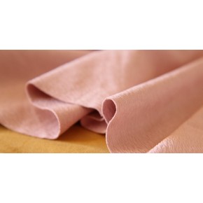 tissu suédine rose motif vagues