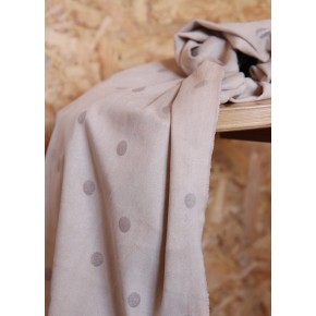 tissu suédine beige - un chat sur un fil
