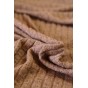 tissu maille tricot - beige taupe chiné