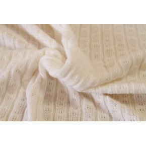 tissu maille tricot - écru