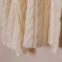tissu maille tricot - écru