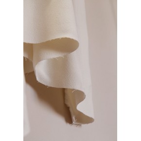 Crêpe de viscose Ecru - tissu haut de gamme