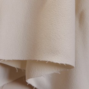 joli tissu crêpe polyviscose - écru