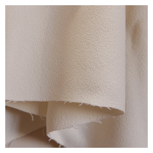 joli tissu crêpe polyviscose - écru