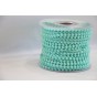 Galon petits pompons vert mint