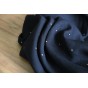 Viscose noire Pois dorés