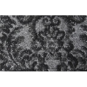 Jacquard baroque noir et gris