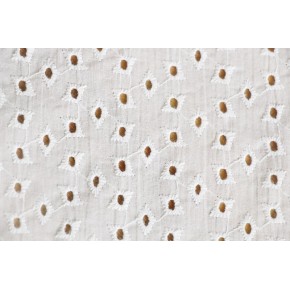 Broderie anglaise Ambroisine blanc