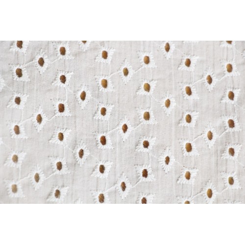 Broderie anglaise Ambroisine blanc