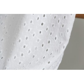 Broderie anglaise Ambroisine blanc