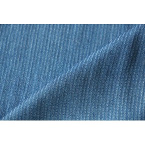 Chambray viscose bleu moyen