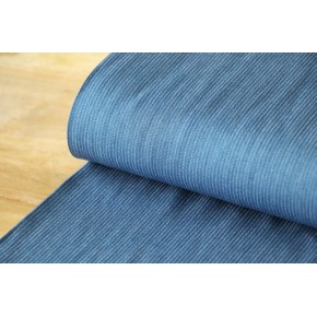 Chambray viscose bleu moyen