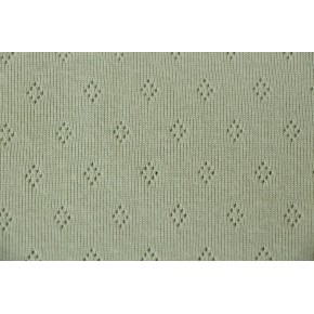 Maille ajourée vert de gris