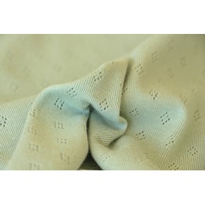 Maille ajourée vert de gris